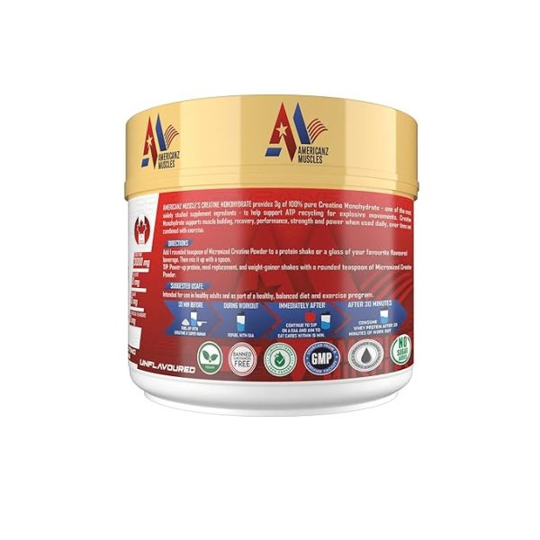 Americanz Muscles Creatine Monohydrate-100gm - Image 2
