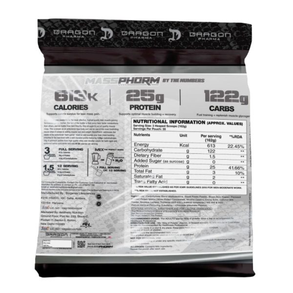 Dragon Pharma - ULTIMATE MASS GAIN-5KG - Image 2
