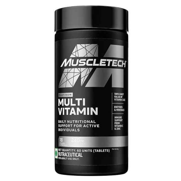 Muscletech Platinum Multivitamin - 60 Tabs