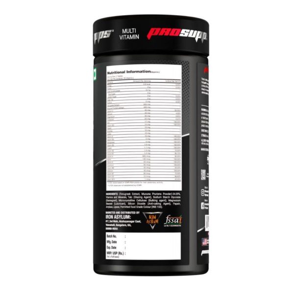 ProSupps Vita Test Multivitamin – 120 Tablets - Image 2