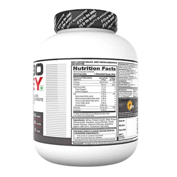 Labrada Turbo Whey Protein Powder 1.8kg - Image 4