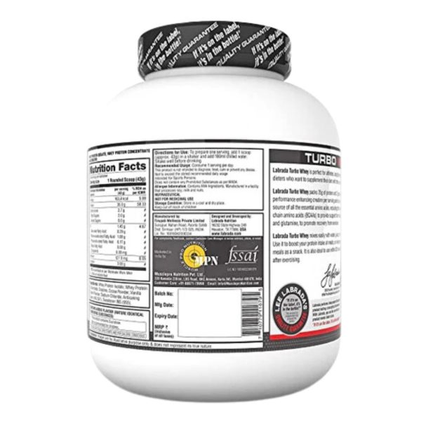 Labrada Turbo Whey Protein Powder 1.8kg - Image 5