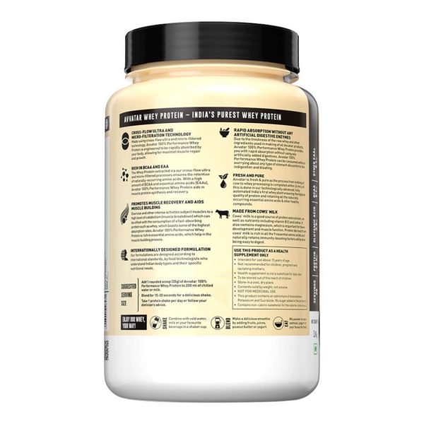Avvatar 100% Performance Whey 1 Kg - Image 4