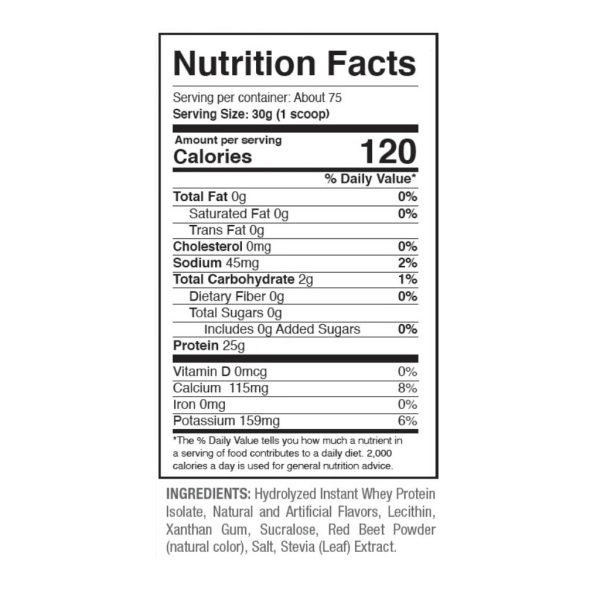 ANS N-ISO HYDRO WHEY ISOLATE 5lbs - Image 3