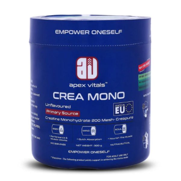 Apex Vitals Creatine Monohydrate-100 Servings