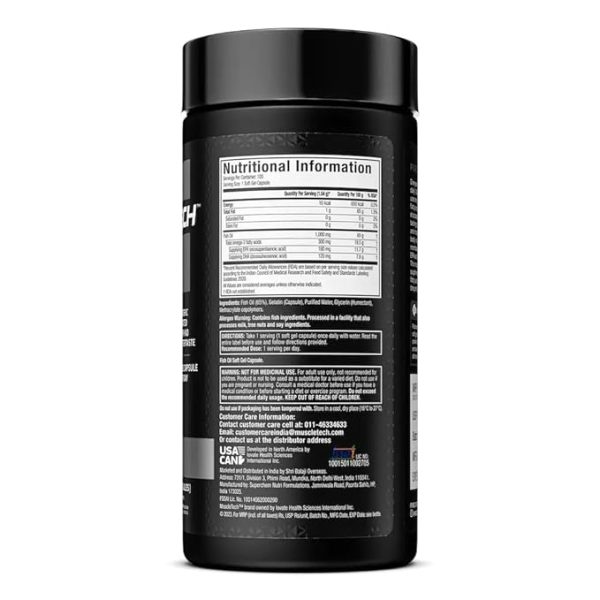 Muscletech Platinum 100% Omega Fish Oil - Image 3