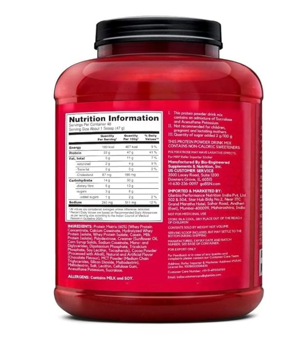 BSN Syntha 6 Protein Powder, 2.26Kg - Image 2