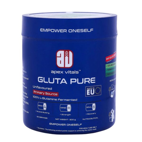 Apex Vitals Gluta Pure L-Glutamine-60 Servings