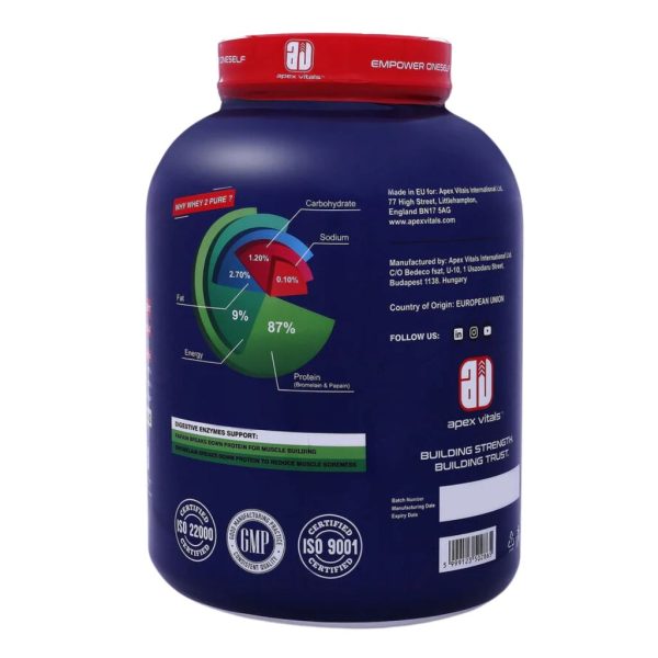Apex Vitals ISO Whey 2 Pure - 4lbs - Image 2