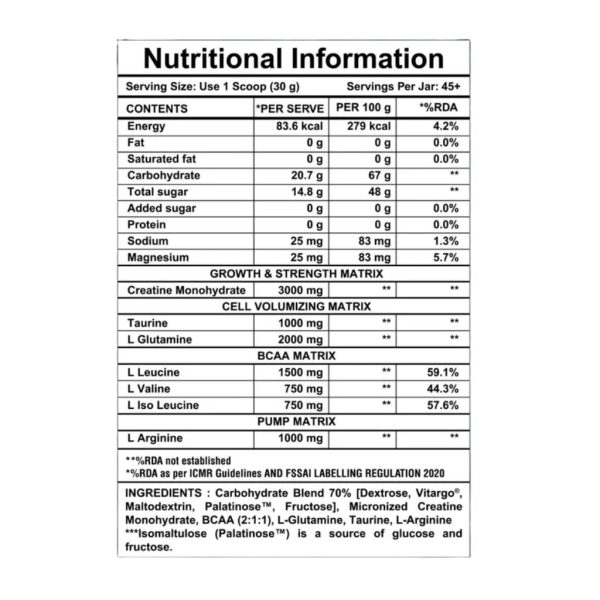 Apex Vitals Path 2 Recovery L-Glutamine - Image 2