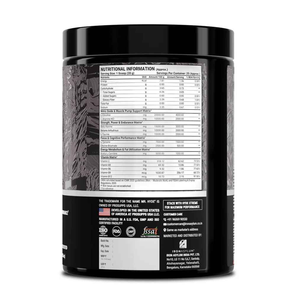 ProSupps Hyde Max Pump Pre-Workout - Image 2