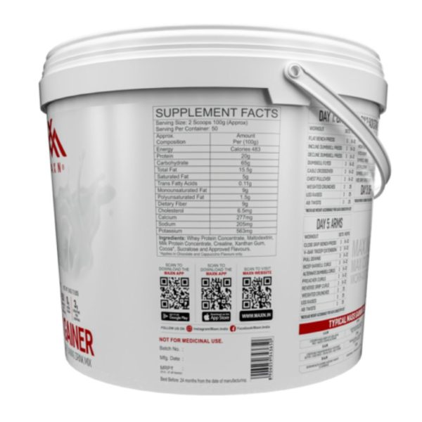 MAXN Mass Gainer 5kg - Image 9