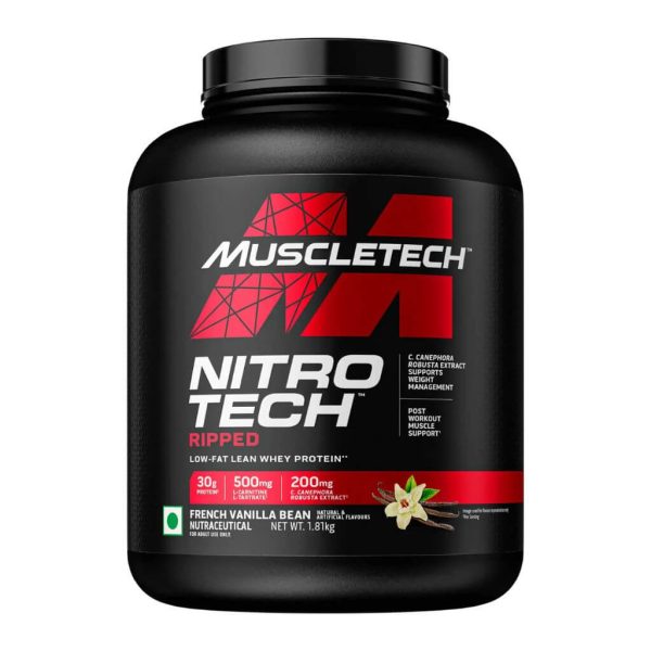 MuscleTech Nitro-Tech Ripped Whey Protein Powder - 1.8kg - Image 2