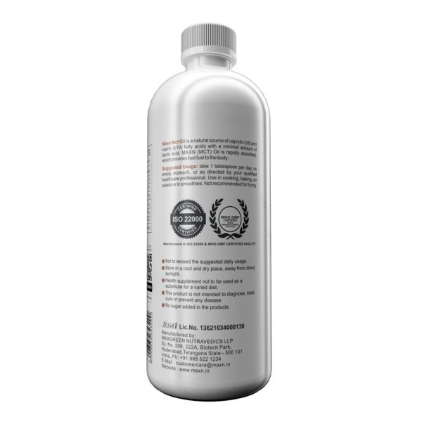 MAXN MCT OIL – 500 ML - Image 3