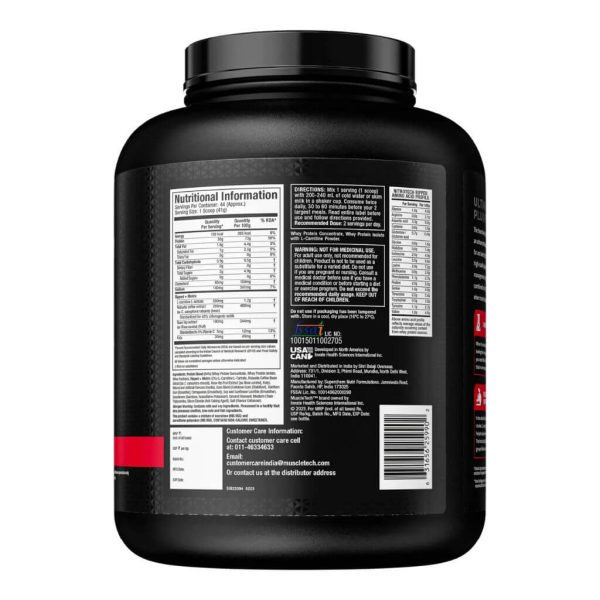 MuscleTech Nitro-Tech Ripped Whey Protein Powder - 1.8kg - Image 4