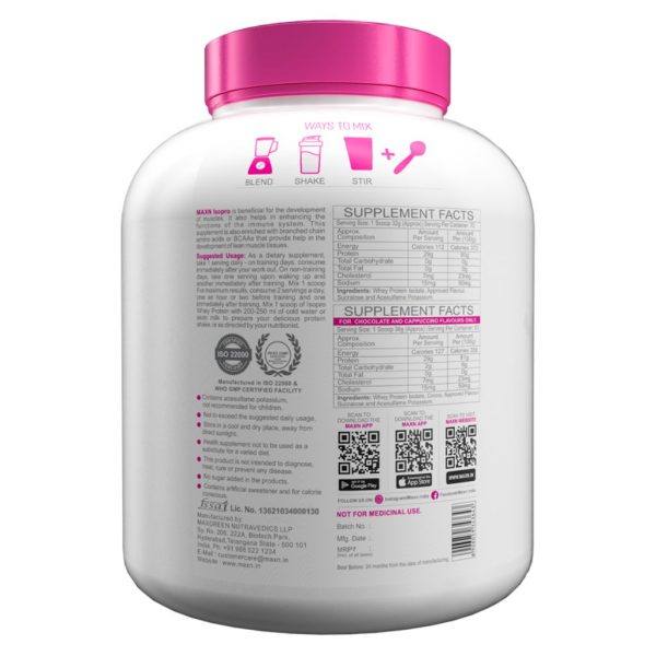 MAXN ISOPRO/Whey Protein Isolate 2.27kg - Image 6