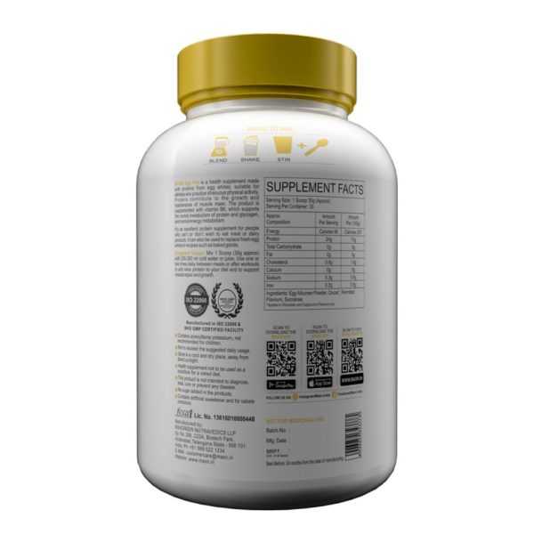 MAXN WHEY EGG PROTEIN 1kg - Image 4