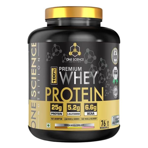 One Science Premium Whey Protein, 2.27 kg - Image 2