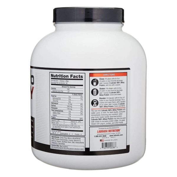 Labrada 100% Whey Protein 4 lbs (1.8 kg) - Image 3