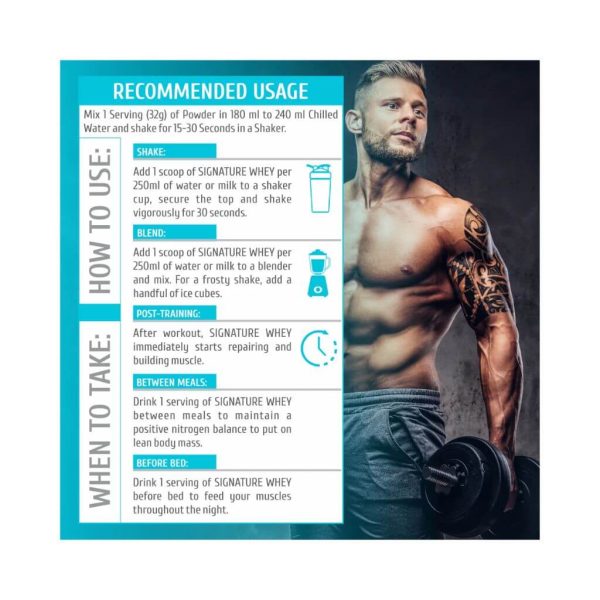 HealthFarm Signature Whey Protein Powder - 2kg - Image 4