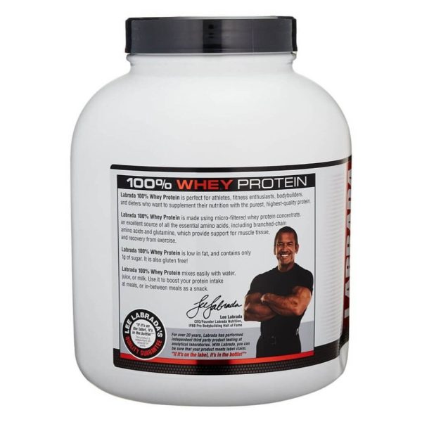 Labrada 100% Whey Protein 4 lbs (1.8 kg) - Image 4