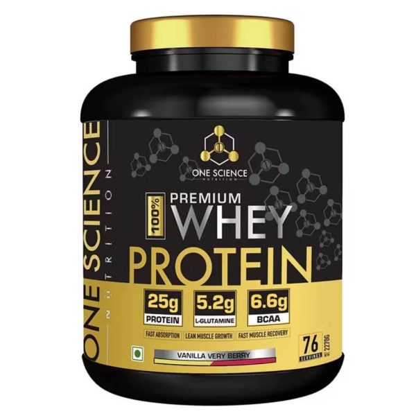 One Science Premium Whey Protein, 2.27 kg - Image 5
