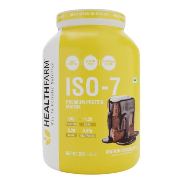 HealthFarm ISO 7 Lean Muscle Whey Protein 2kg - Image 2