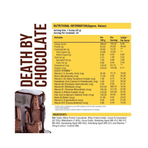 HealthFarm ISO 7 Lean Muscle Whey Protein 2kg - Image 3