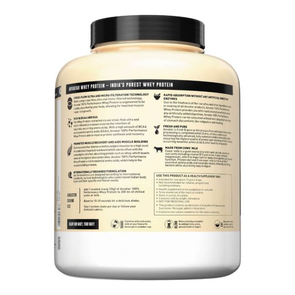Avvatar 100% Performance Whey 2 Kg - Image 4