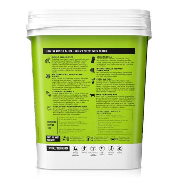 Avvatar Muscle Gainer | 4 Kg - Image 2