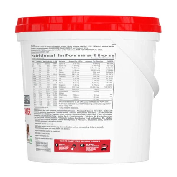 GNC Pro Performance Weight Gainer-5kg - Image 2