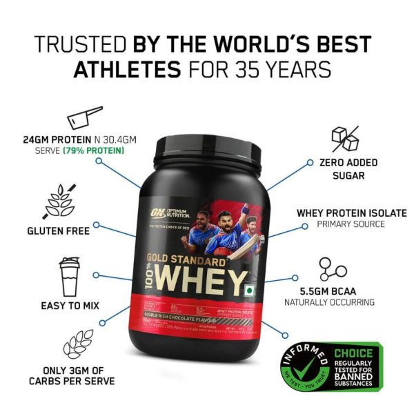 ON Gold Standard 100% Whey Protein - 1kg - Image 2