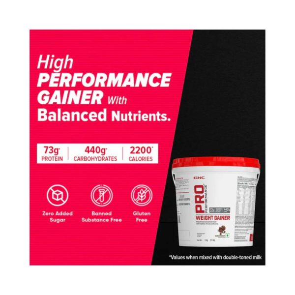 GNC Pro Performance Weight Gainer-5kg - Image 3