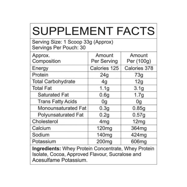 MAXN Pocket Whey 1kg-chocolate - Image 3