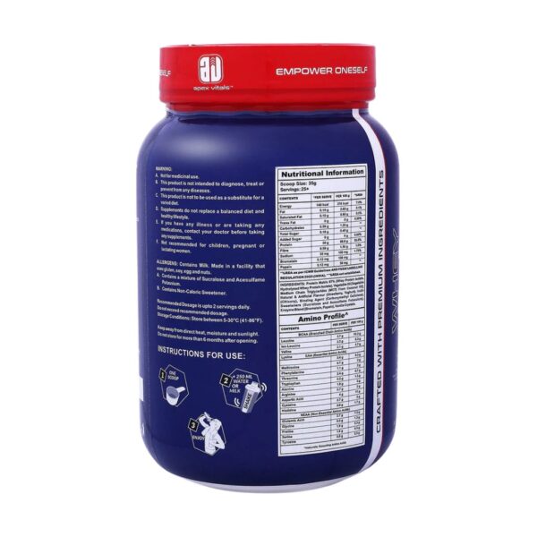 Combo 6 - Apex vitals whey 2kg; American muscle creatine 100g; Shaker - Image 3