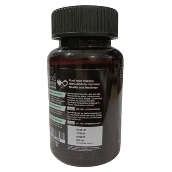 Food Strong Multivitamin 60 Tablets - Image 3