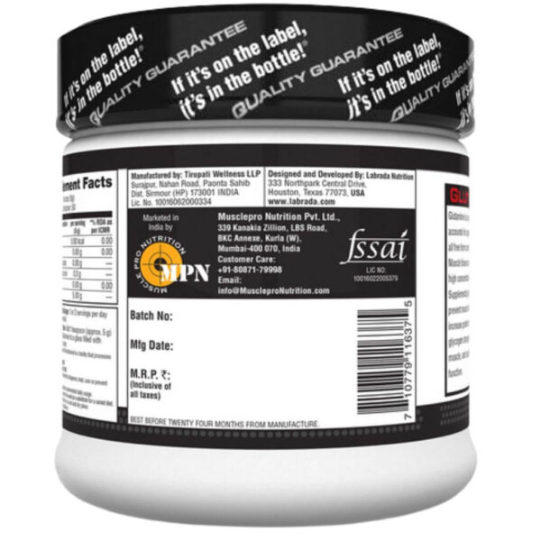 Labrada L-glutamine powder 250gms - Image 3