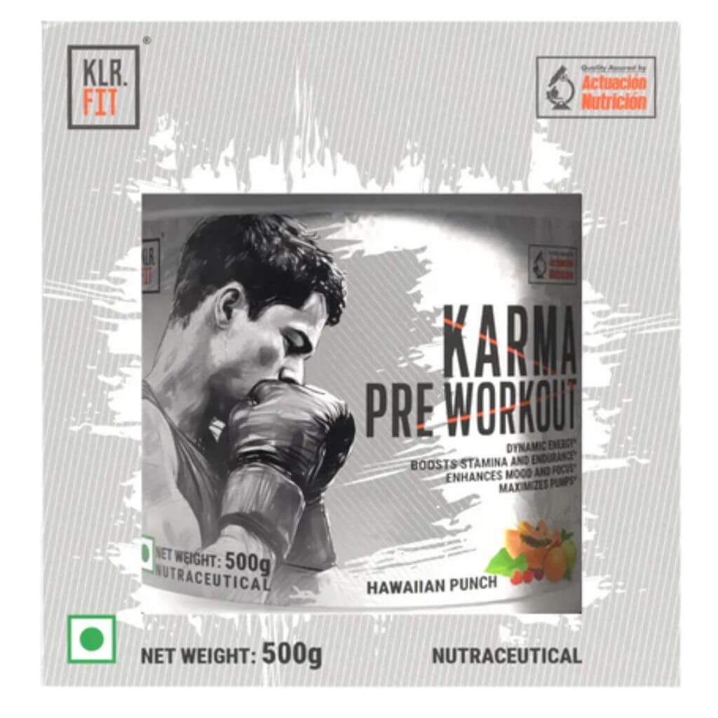 KLR FIT Karma preworkout 2.0-500gm-60servings