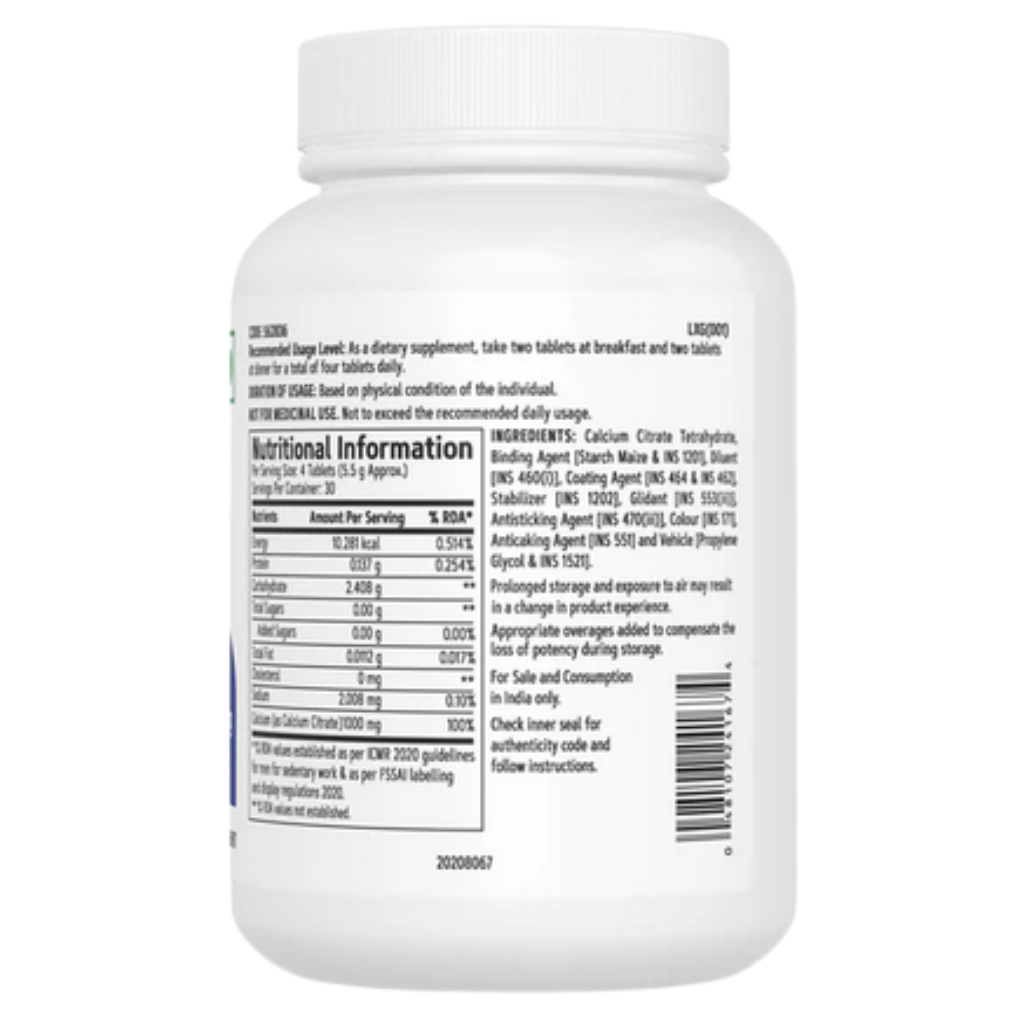 GNC Calcium Citrate-1000mg-120T - Image 2