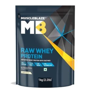 MuscleBlaze Raw Whey 1kg – Unflavor