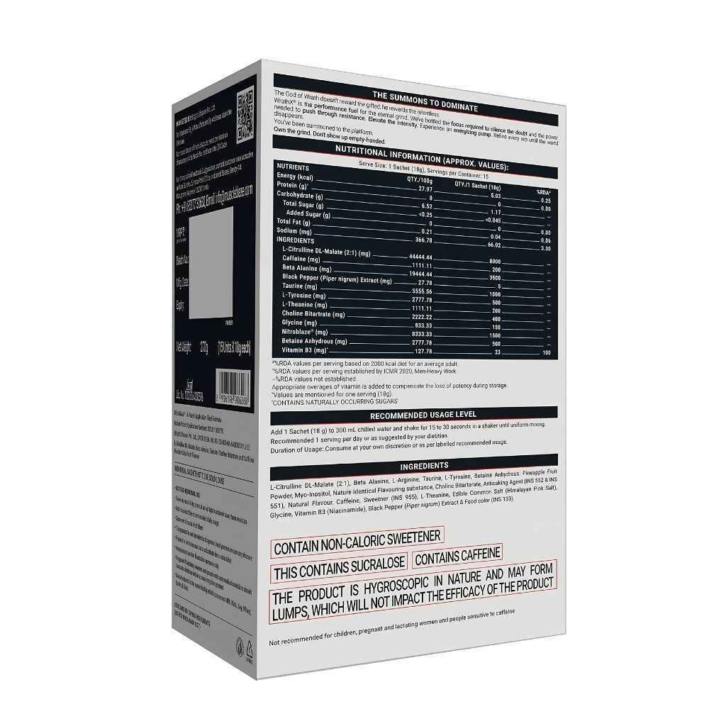 MuscleBlaze Preworkout WrathX - Image 2