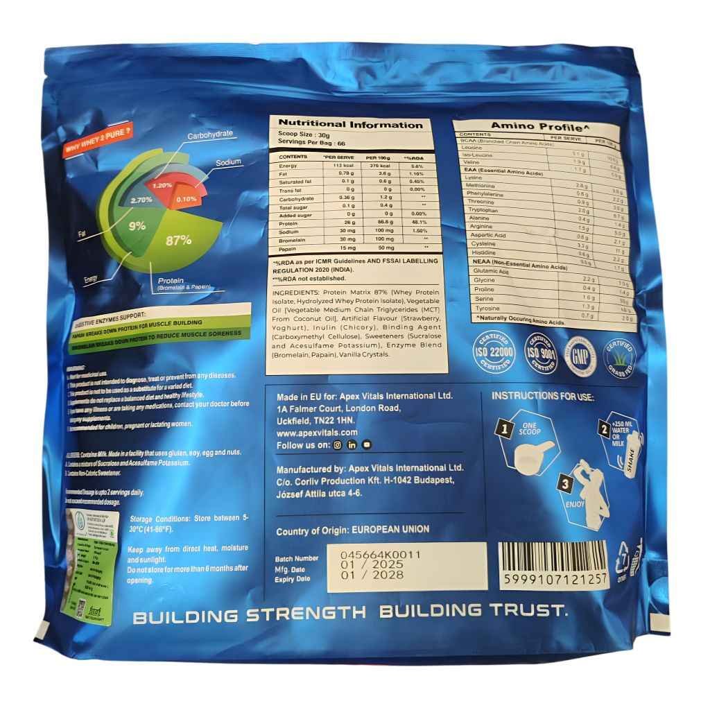 Apex Vitals Pouch ISO 2kg - Image 2