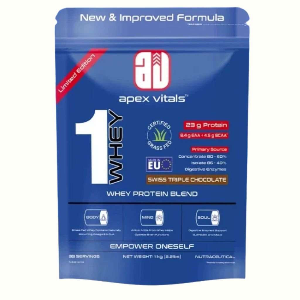 Apex Vitals Pouch Whey 1-1kg-2lbs